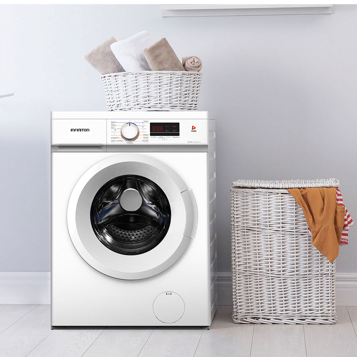 Lavadora Infiniton WM-61D 6kg 1000 rpm D blanco 85 cm 3