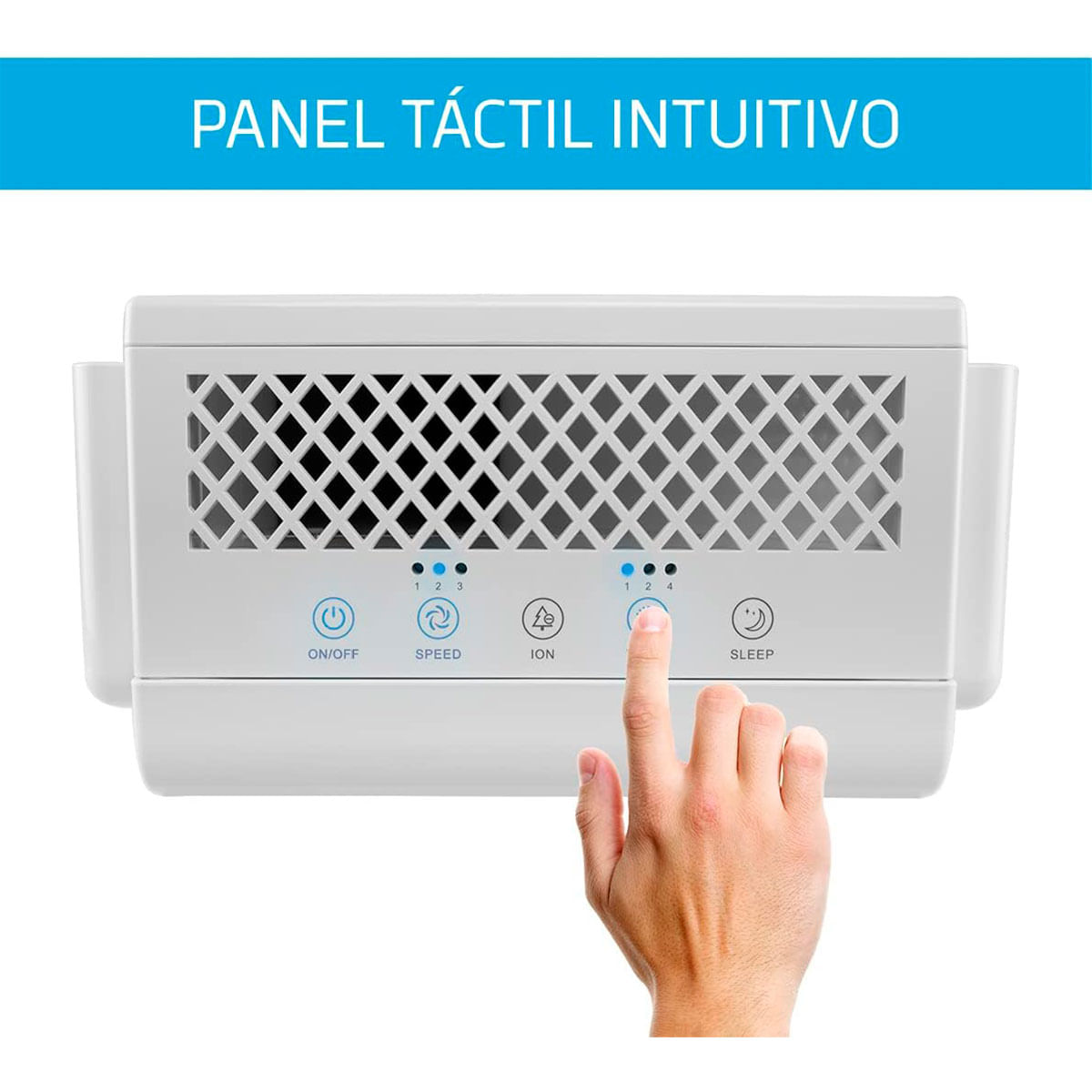 Purificador de aire Orbegozo PU 1000 45W 188 m³/h control táctil blanco 2
