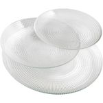 Vajilla Andra La Mediterránea 18 piezas 6 servicios transparente 5