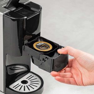 Cafetera de cápsulas Princess 249451 1450W 19 bar apta para café molido inox