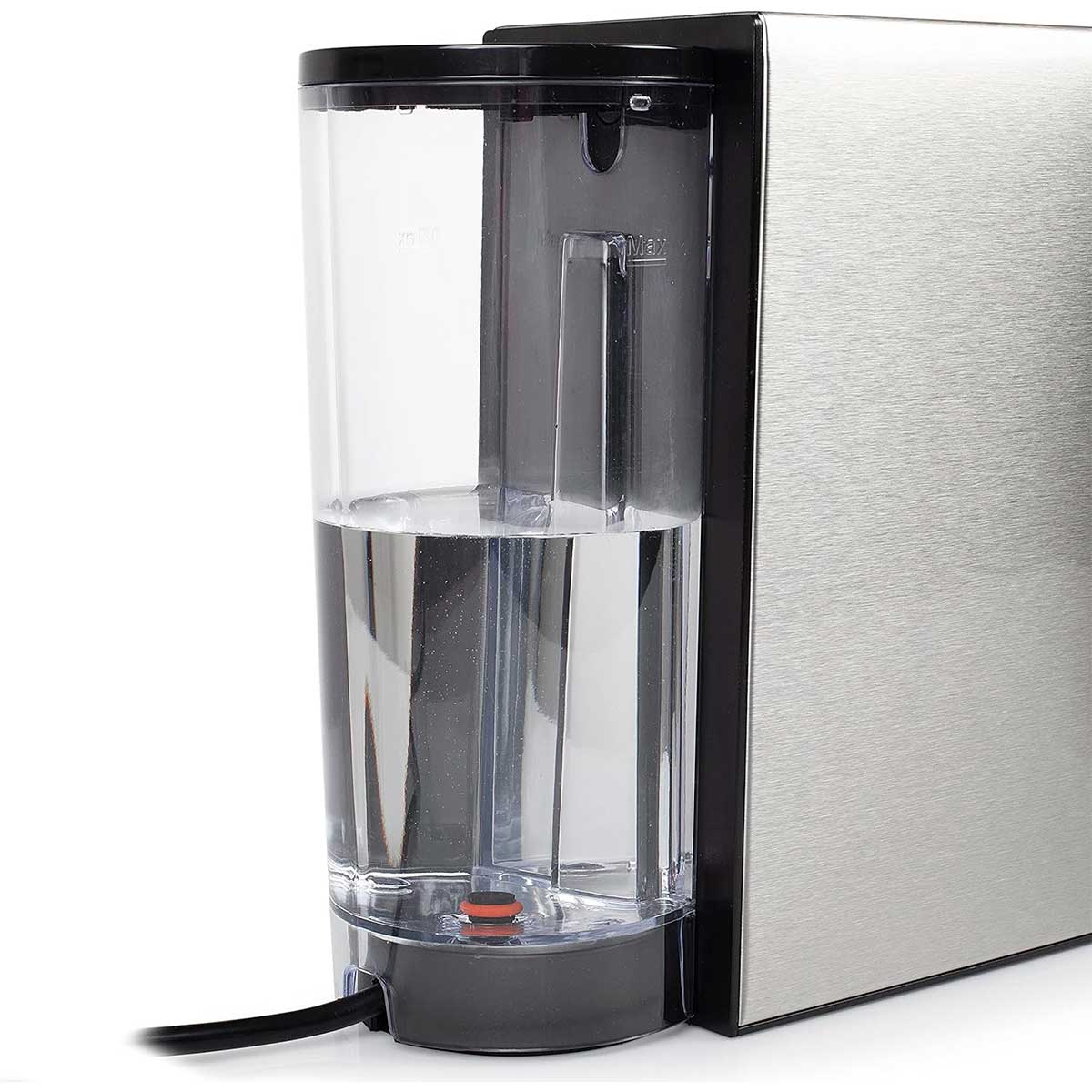 Cafetera de cápsulas Princess 249451 1450W 19 bar apta para café molido inox 6