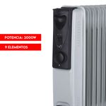 Radiador de aceite Svan SCRA2000 2000W 9 elementos blanco 3