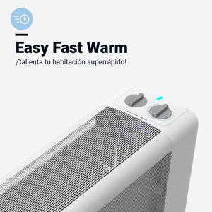 Calefactor de mica Inka 4020 Universal Blue 1500W diseño horizontal