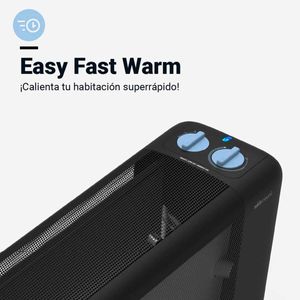 Calefactor de mica Inka 4020 Universal Blue 1500W diseño horizontal