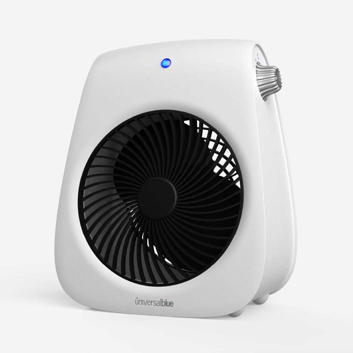 Calefactor ventilador Bávaro 4020 Universal Blue 2000W blanco