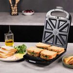 Sandwichera Cecotec Rock´nToast Family 3in1 1500W 3 placas intercambiables negro 4
