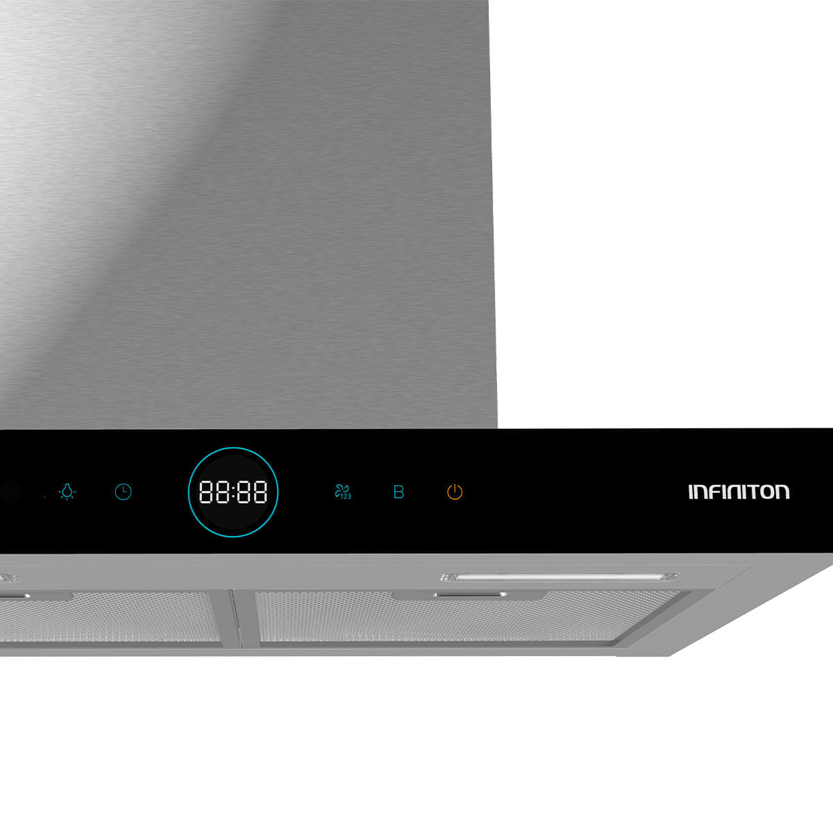 Campana tipo T Infiniton CMPT-CLR60S 250W 800m3/h mando a distancia A inox 60 cm 2
