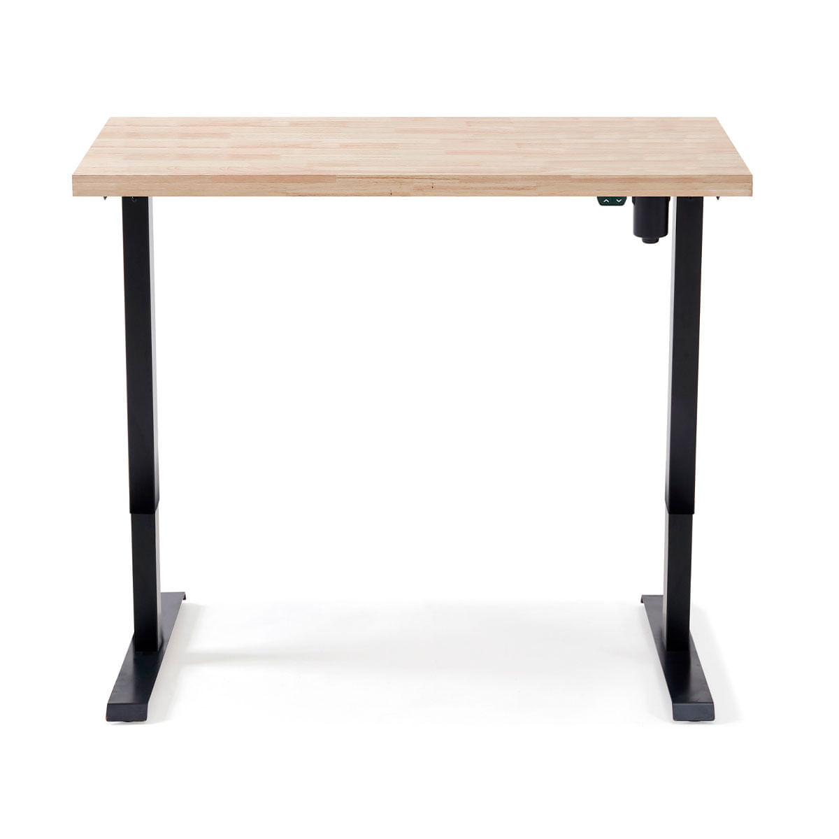 Escritorio Stand estructura elevable motorizada roble Nordish/negro 76-126x140x70 cm