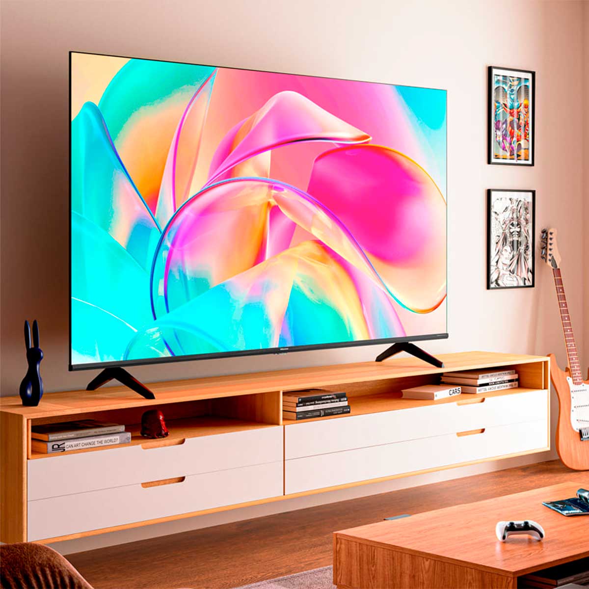 Televisor Smart TV Hisense 50E7KQ 50'' 4K UHD QLED VIDAA 6 G negro 9
