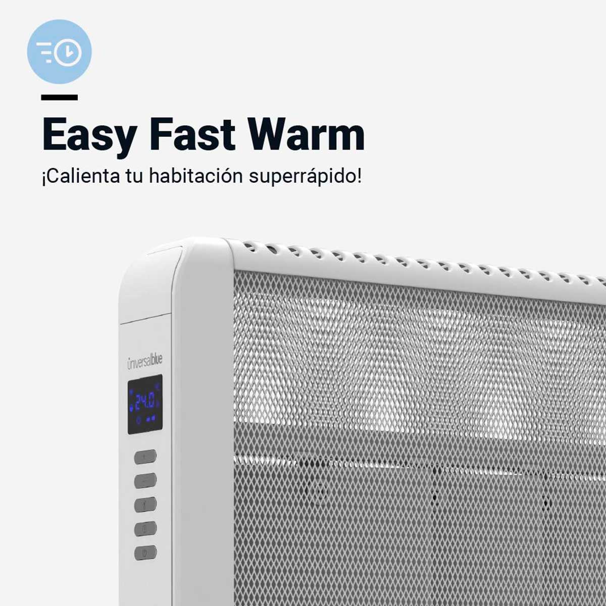 Radiador de mica Formosa 4020 Universal Blue 2000W WiFi control por voz blanco 2