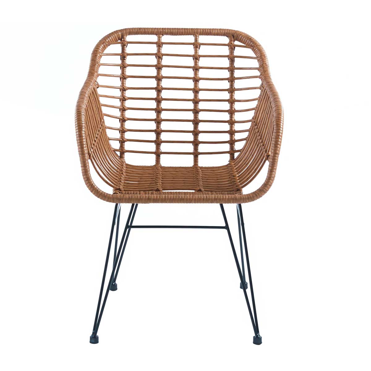 Pack de 2 sillones multiusos Bombay uso interior/exterior marrón 3