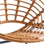 Pack de 4 sillones multiusos Hanoi con cojín uso interior/exterior marrón 5