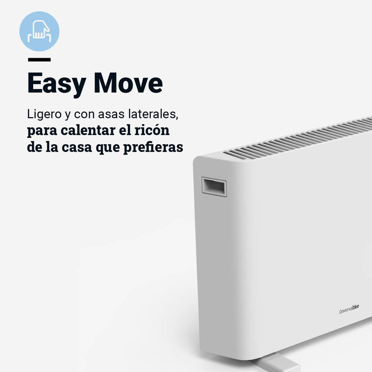 Radiador de convección Miramar 4020W Universal Blue 2000W blanco 4