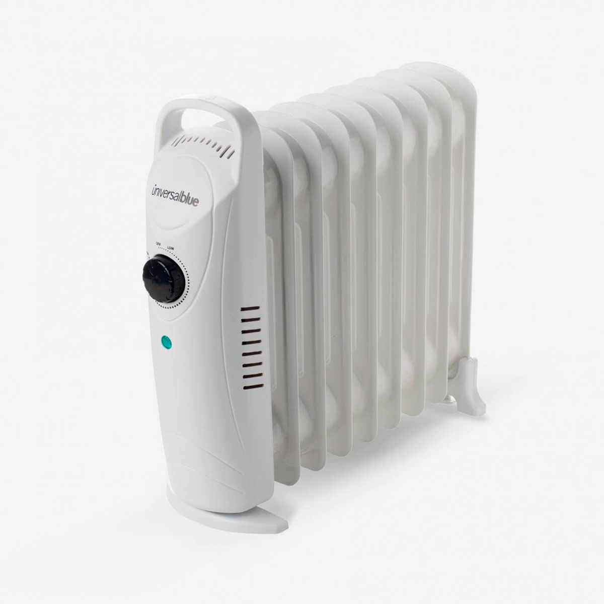 Radiador de aceite mini Granadella 1010 Universal Blue 1000W 9 elementos blanco