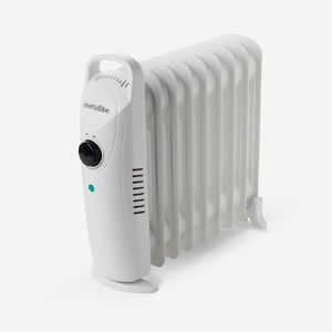 Radiador de aceite mini Granadella 1010 Universal Blue 1000W 9 elementos blanco