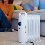 Radiador de aceite mini Granadella 1010 Universal Blue 1000W 9 elementos blanco 5