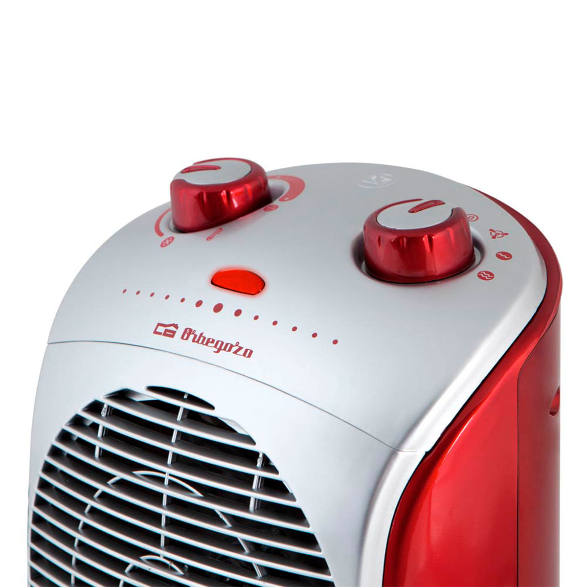 Calefactor ventilador Orbegozo FH 5025 2200W oscilante rojo 4
