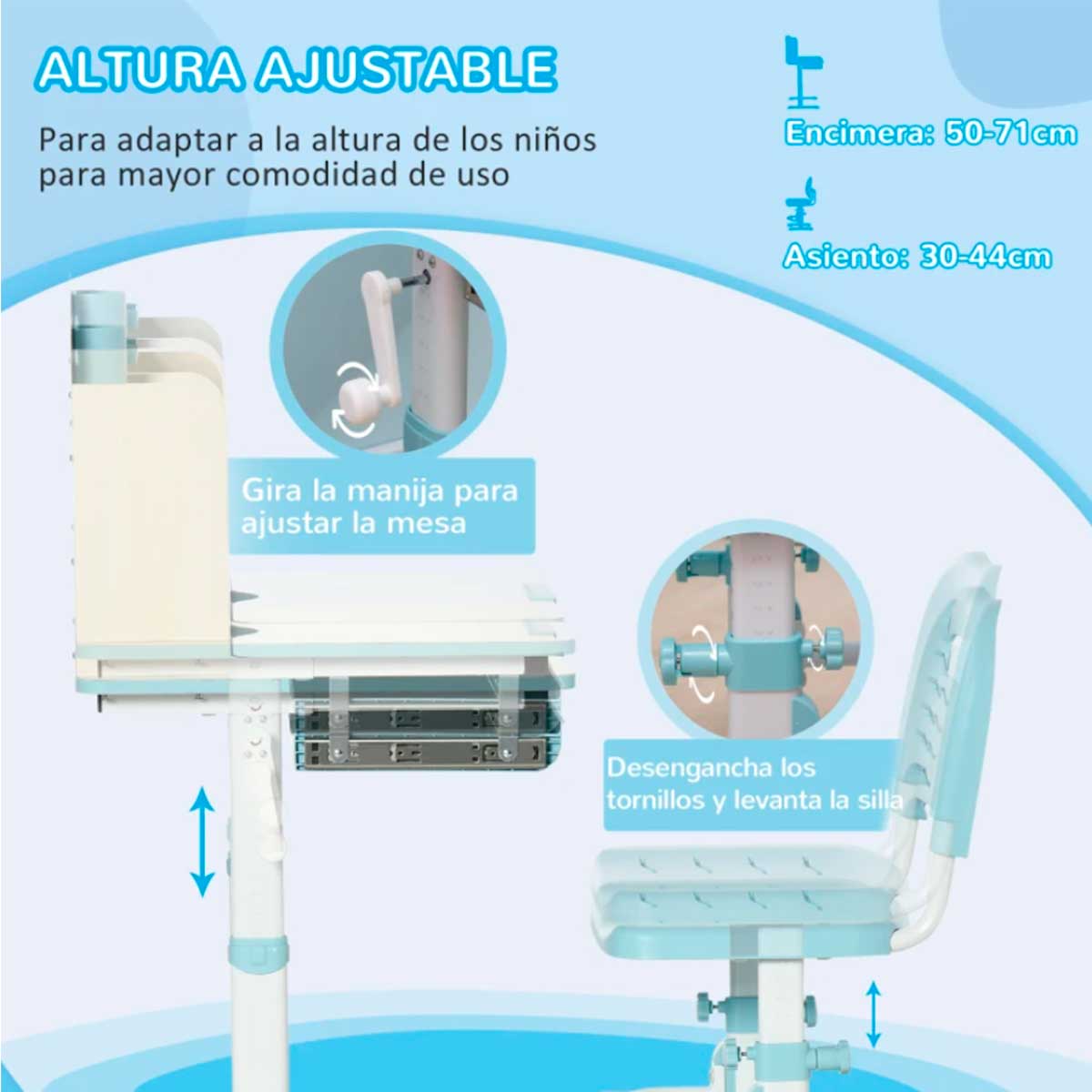 conjunto-de-escritorio---silla-ajustable-altura-ajustable