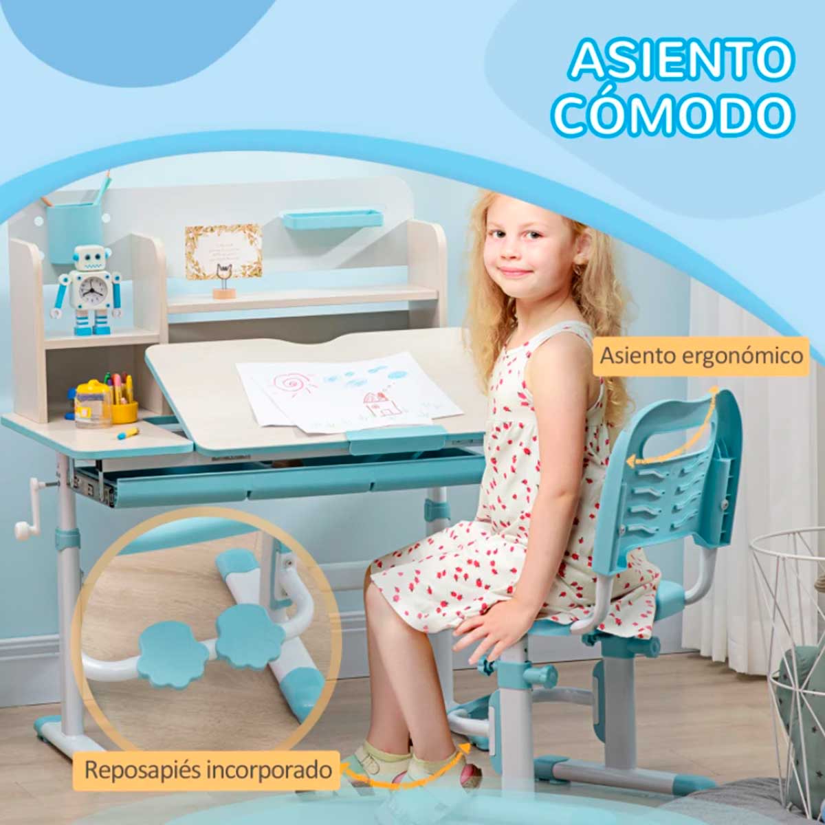conjunto-de-escritorio---silla-ajustable-asiento-con-reposapies