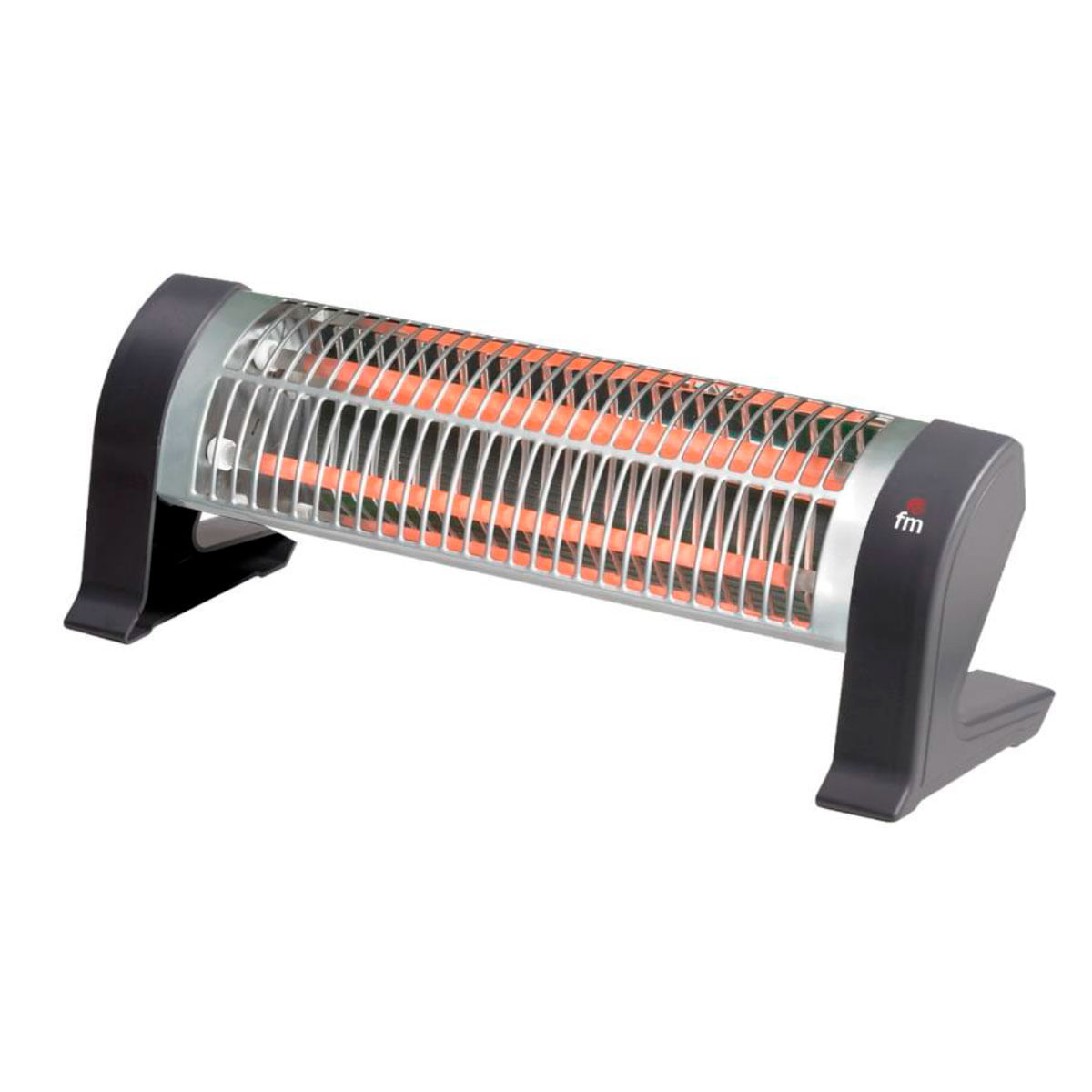 Estufa de cuarzo FM 2302-C 1200W soporte sobre patas negro