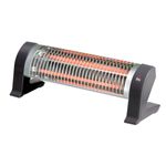 Estufa de cuarzo FM 2302-C 1200W soporte sobre patas negro