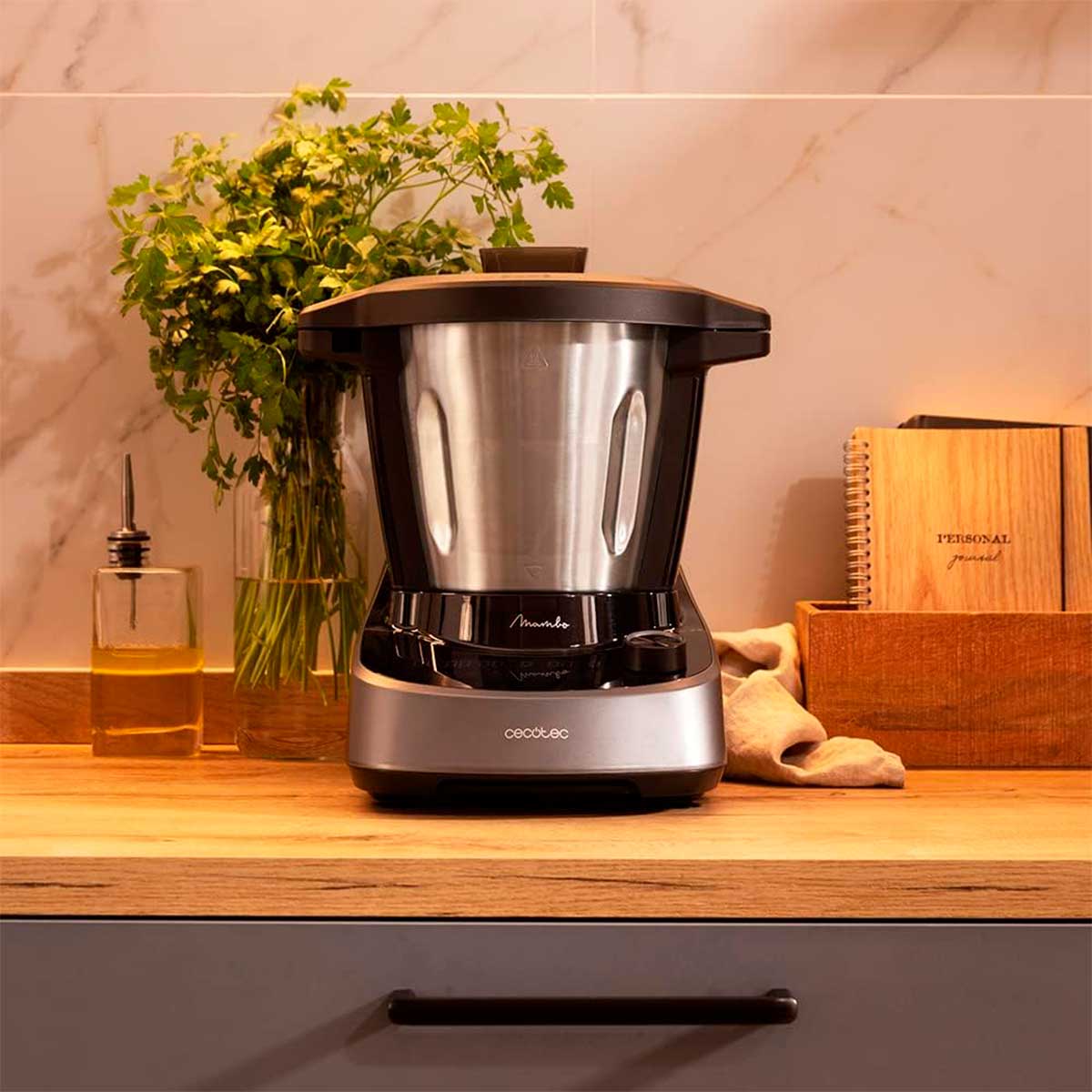 Robot de cocina Cecotec Mambo 11090 Habana 1600W 3,3L 37 funciones control WiFi inox 3
