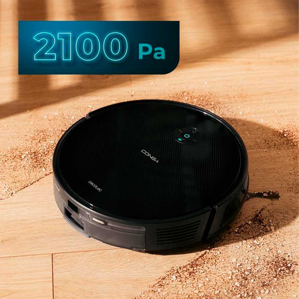 Robot aspirador Cecotec Conga 2499 Ultra Genesis 2100Pa 3 en 1 WiFi negro 2