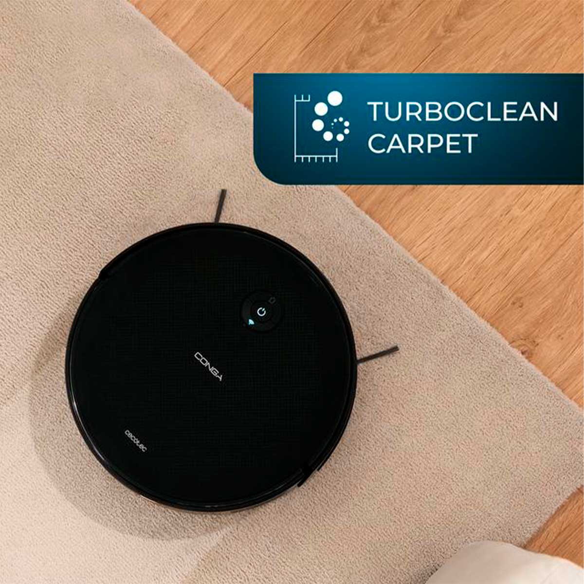 Robot aspirador Cecotec Conga 2499 Ultra X-Treme 2100Pa 3 en 1 WiFi negro 2