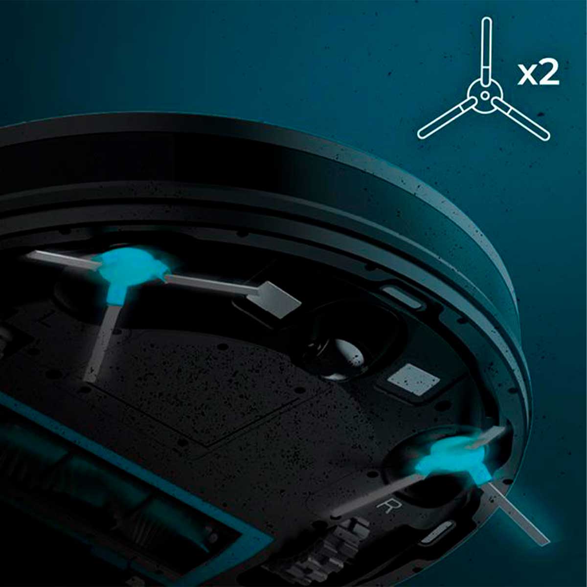 Robot aspirador Cecotec Conga 2499 Ultra X-Treme 2100Pa 3 en 1 WiFi negro 7