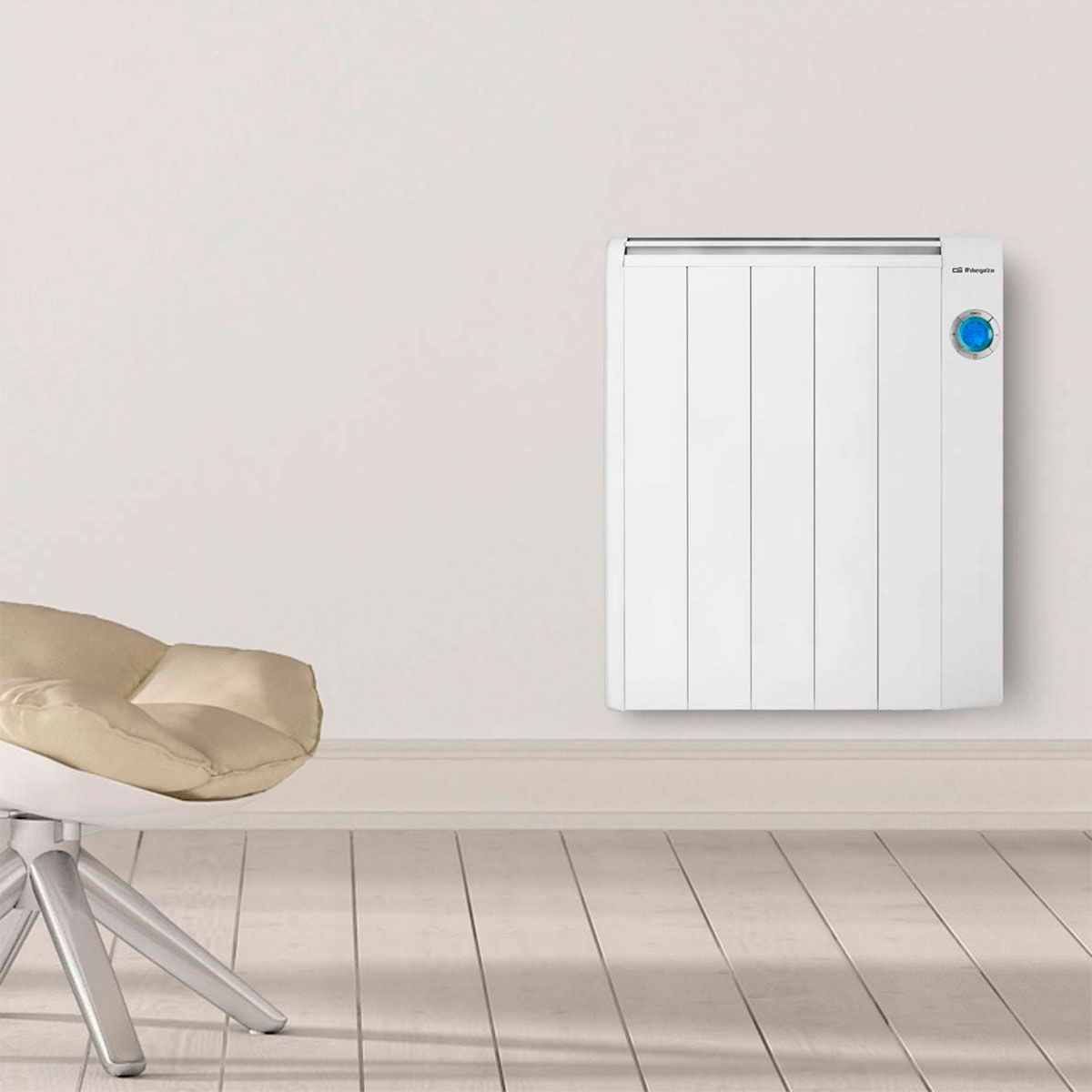 Emisor térmico Orbegozo RRE 810 A 800W 5 elementos mando a distancia blanco 6