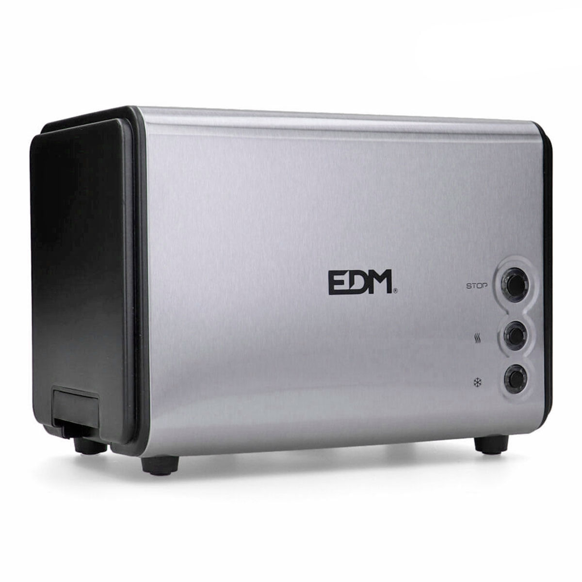 Tostador EDM 850W doble ranura 5 niveles inox 2