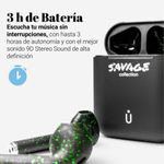 Auriculares inalámbricos Savage Hit Sound 3001/SV Universal blue Bluetooth 5.0 estuche de carga negro 2