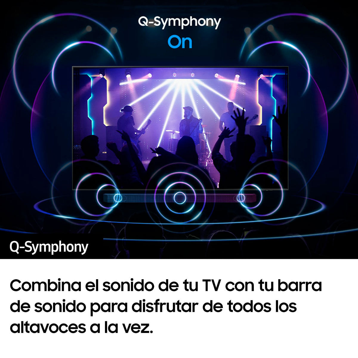 Televisor Smart TV Samsung Q60C 4K UHD 43'' 4K UHD QLED Tizen F negro 8