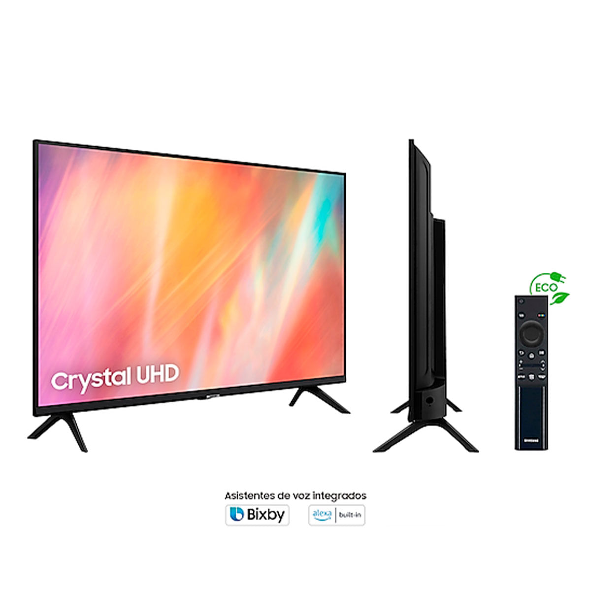 Televisor Smart TV Samsung AU7025 43'' 4K UHD LED Crystal Processor WiFi Tizen G negro 6