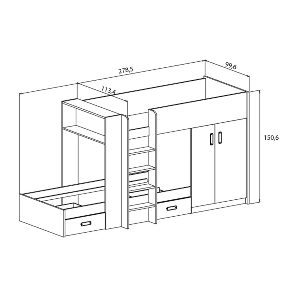 cama-tren-donald-2-camas-2-cajones-armario-andersen-grafito-medidas
