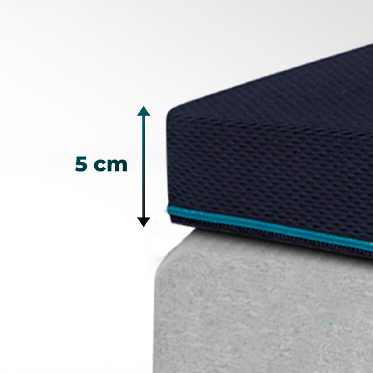 Topper Cecotec Flow TopSerenity viscoelástica 100% negro 5 cm 6