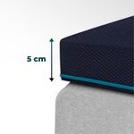 Topper Cecotec Flow TopSerenity viscoelástica 100% negro 5 cm 6