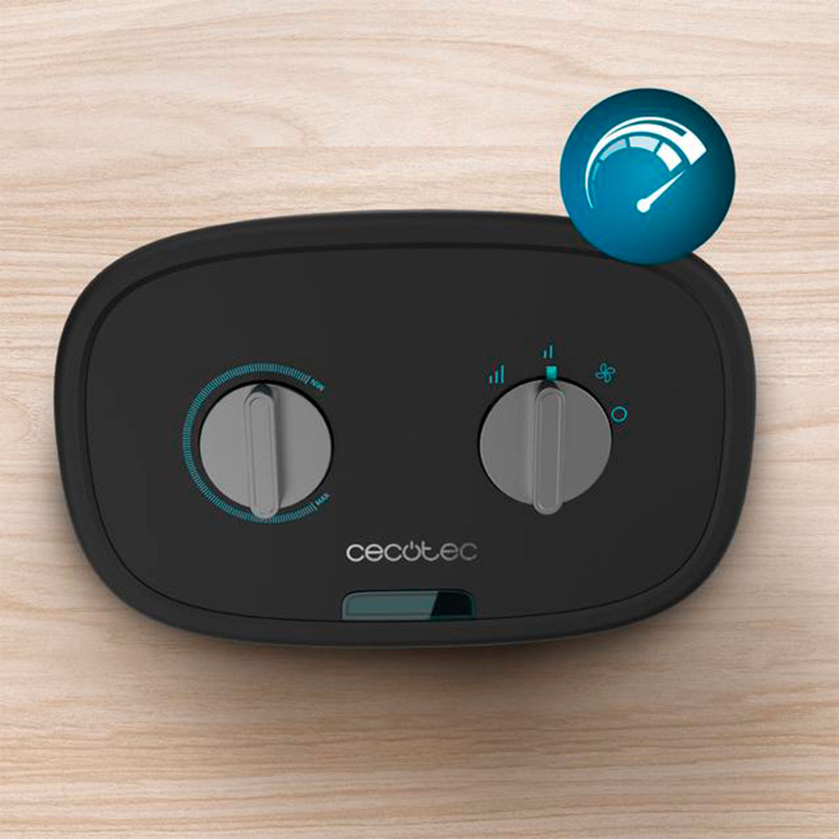 Calefactor ventilador Cecotec ReadyWarm 2050 Max Force Black 2000W diseño vertical negro 4