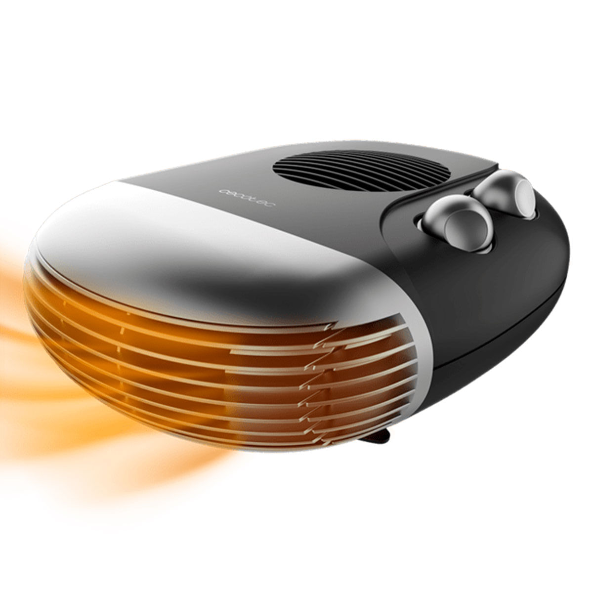 Calefactor ventilador Cecotec ReadyWarm 2000 Max Horizon Black 2000W diseño horizontal negro