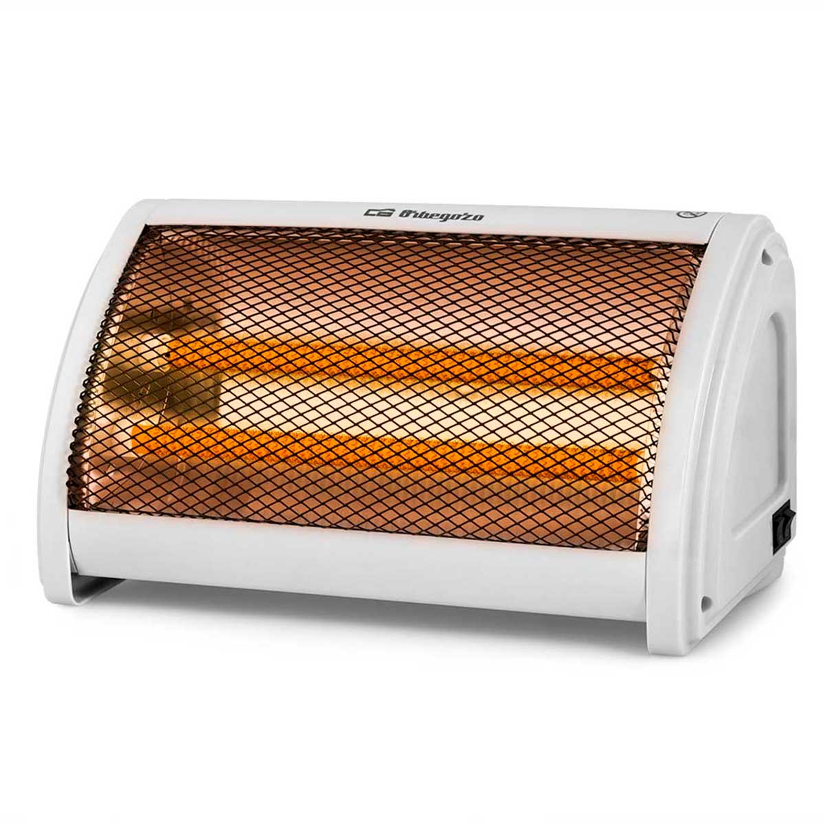Estufa de cuarzo Orbegozo BP 3200 1000W 2 niveles especial baño blanco