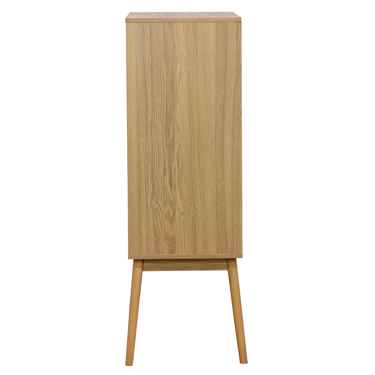 Mueble botellero Trend 1 puerta 12 botellas + colgador de copas madera 120x80x40 cm 4