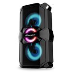 Altavoz portátil Champbull D601 20W luces LED con micrófono negro 2