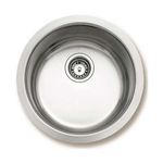 Fregadero de cocina Teka ERC 1C 1 cubeta circular inox 2