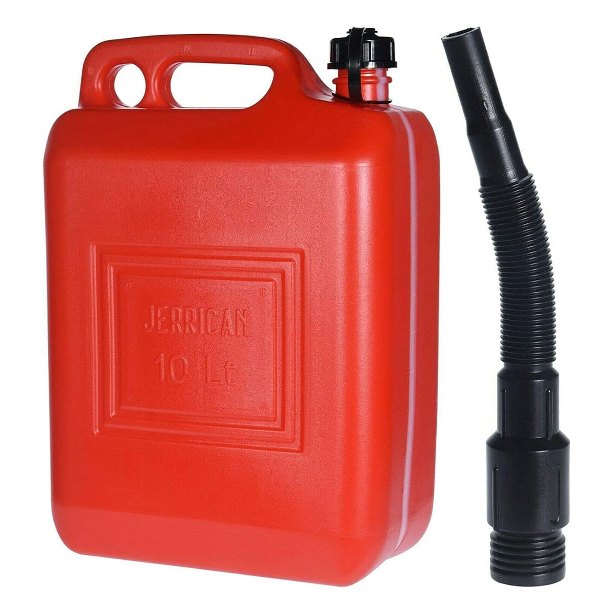 Bidón de gasolina Continental 10L con embudo rojo