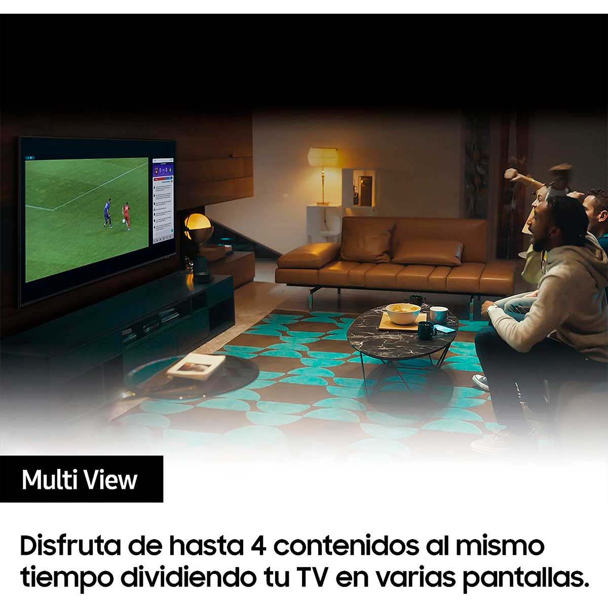 Televisor Smart TV Samsung Q60C 50'' 4K UHD QLED Tizen E negro 5
