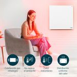 Emisor térmico por infrarrojos Princess 348035 350W WiFi control por voz blanco 2