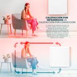 Emisor térmico por infrarrojos Princess 348035 350W WiFi control por voz blanco 4