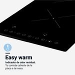 Placa vitrocerámica Vega 6030B Universal Blue 3000W 2 zonas negro 30 cm 5