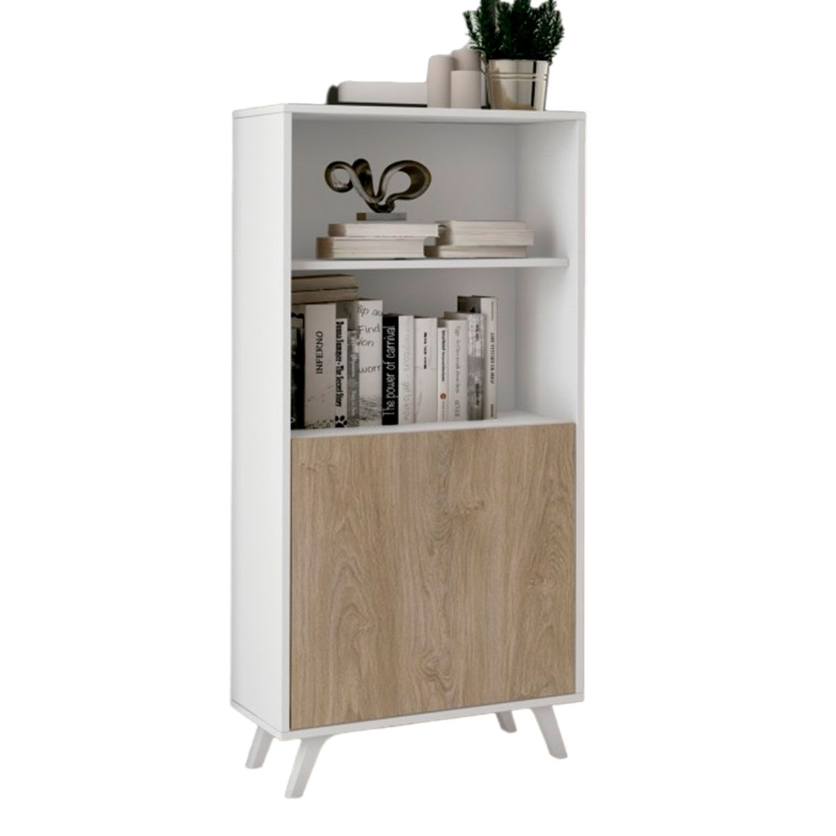 Mueble bar Soto blanco/roble 135x60x39,6 cm 3