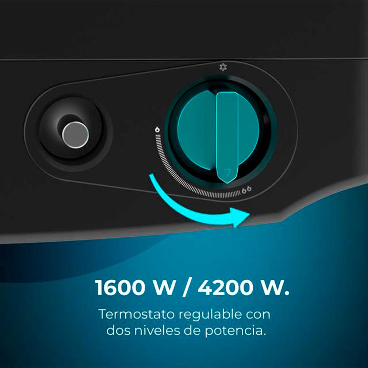 Estufa catalítica Cecotec ReadyWarm 4200 BlueFlame Foldable 4200W llama azul negro 7